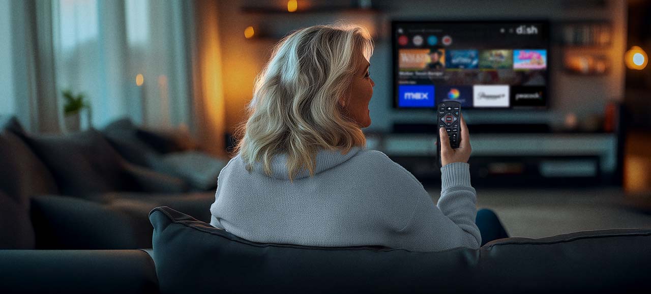 LivingRoom TV DISH voice remote mob